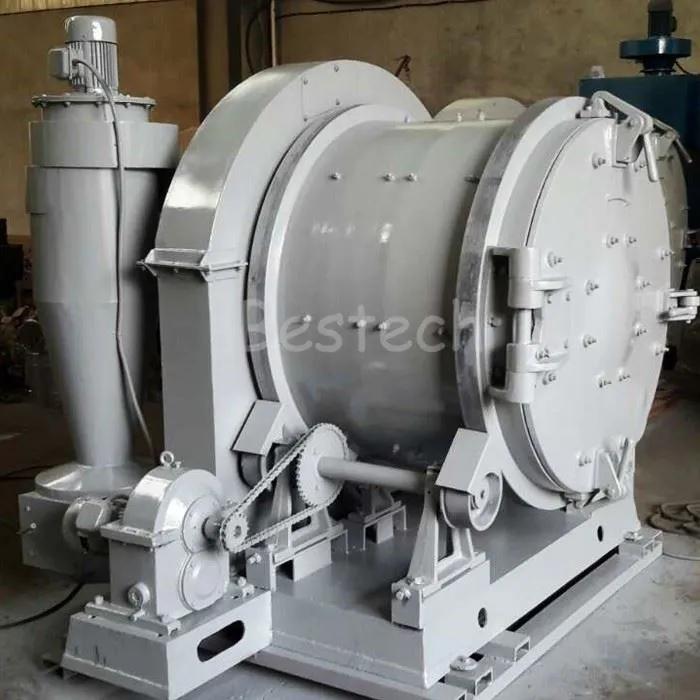 Drum type shot blasting machine   5