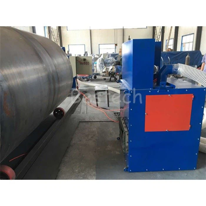 Oil tank shot blasting machine5